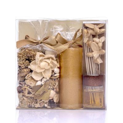 Potpourri Reed Diffuser With Scented Candle