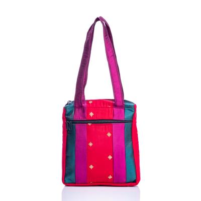 Pink Sunset Shades Square Tote Bag