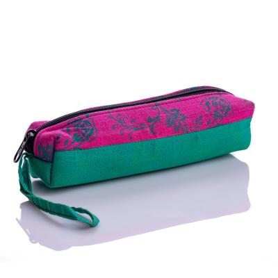Rose Embroidery Pencil Pouch